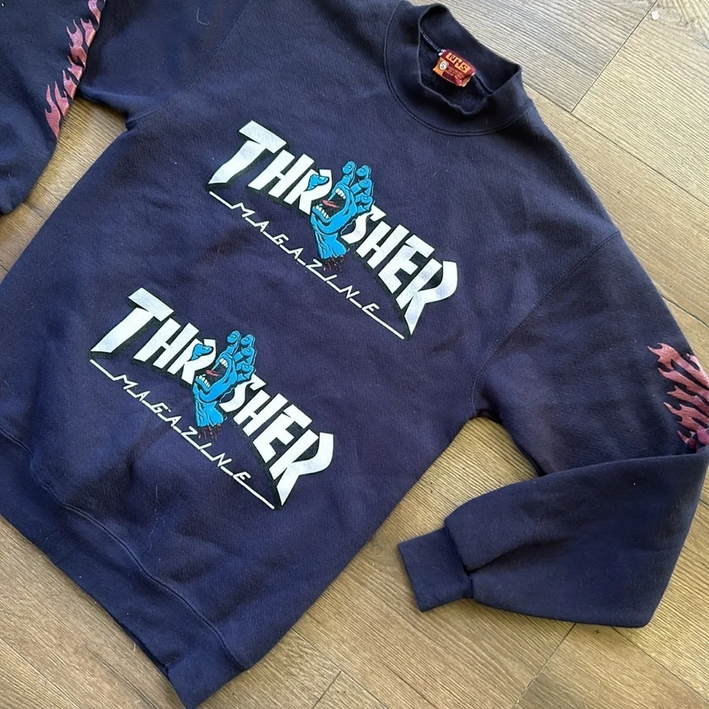 Santa Cruz Thrasher Vintage Sweater ! Small